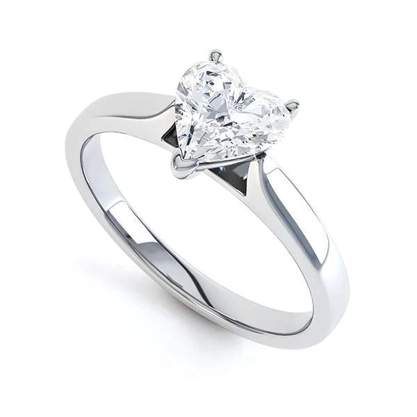 2 Karaat Hart Diamanten Ring