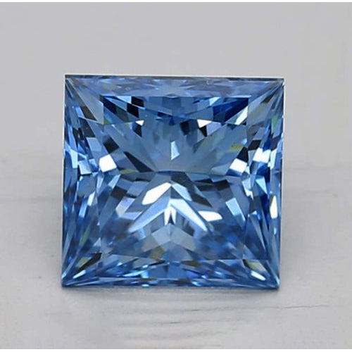 2 Karaat Intens Blauwe Diamant Natuurlijke Losse Prinsessenslijping