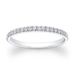 2 ct ronde diamanten trouwring 14K witgouden dames sieraden