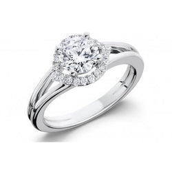2 karaat diamanten bruiloft Halo Ring sieraden