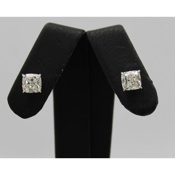 2 karaat kussen diamant Stud Earring Vrouwen Sieraden Diamond Earring - harrychadent.nl