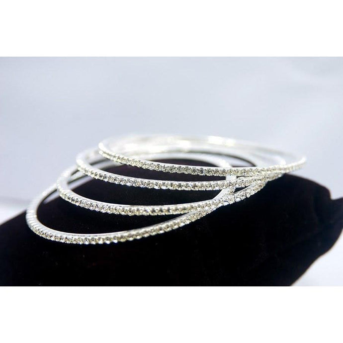 2 kt rond geslepen diamanten armband 14K witgoud - harrychadent.nl