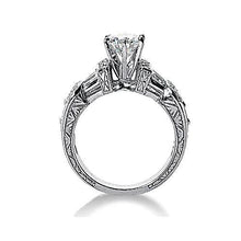 Afbeelding in Gallery-weergave laden, 2.26 Ct Echt Diamanten Verlovingsring Vintage Stijl Sieraden
