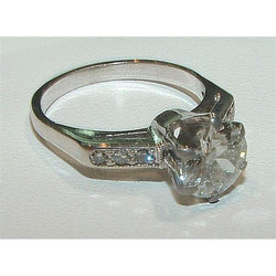 2.50 Karaat Natuurlijke uit de aarde gewonnen Diamanten Antieke Stijl Ring Dames Sieraden Nieuw