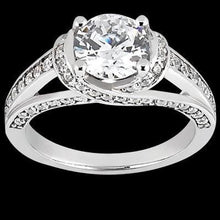 Afbeelding in Gallery-weergave laden, 2,01 karaat diamanten jubileum solitaire ring met accenten wit goud 14k - harrychadent.nl
