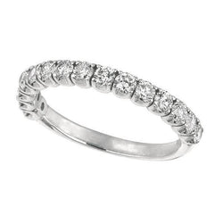 2,01 karaat ronde briljante diamanten halve eeuwigheid band sieraden