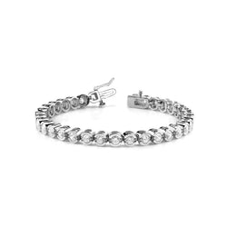 Natuurlijk Diamanten Armband 21.78ct - Witgoud 14K