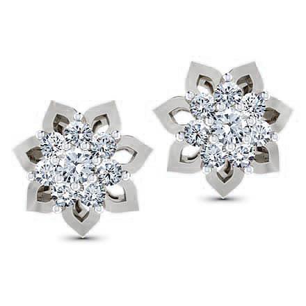 2,2 ct ronde geslepen diamanten oorknopjes voor dames - harrychadent.nl
