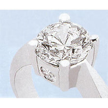 Afbeelding in Gallery-weergave laden, 2,20 karaat ronde diamanten drie stenen jubileum ring wit goud 14k - harrychadent.nl
