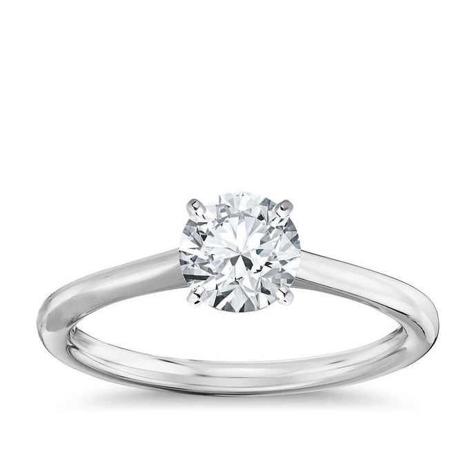 2,25 karaats solitaire sprankelende ronde geslepen diamanten ring