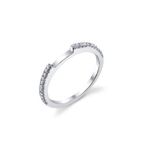 2,40 ct ronde geslepen diamanten vrouwen eeuwigheid trouwring - harrychadent.nl