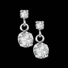 Afbeelding in Gallery-weergave laden, 2,40 karaat sprankelende ronde briljante diamanten bengelen oorbellen paar - harrychadent.nl
