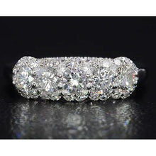 Afbeelding in Gallery-weergave laden, 2,50 karaat ronde diamanten damesjubileumring wit goud 14k
