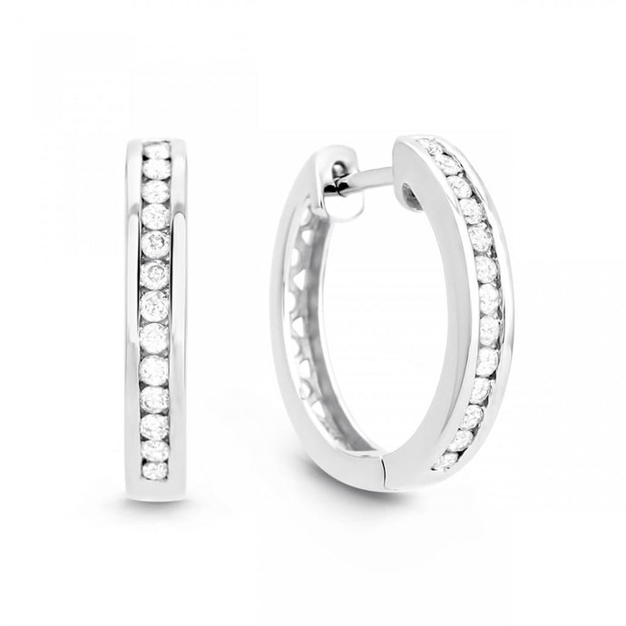 2,6 ct ronde diamanten hoepel oorbellen - harrychadent.nl