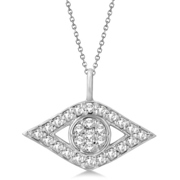 2,7 ct rond geslepen diamanten ooghanger ketting 14k witgoud - harrychadent.nl