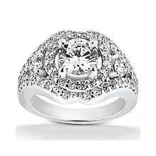 Afbeelding in Gallery-weergave laden, 2,72 ct, Grote Diamanten ring witgouden jubileumjuwelen - harrychadent.nl
