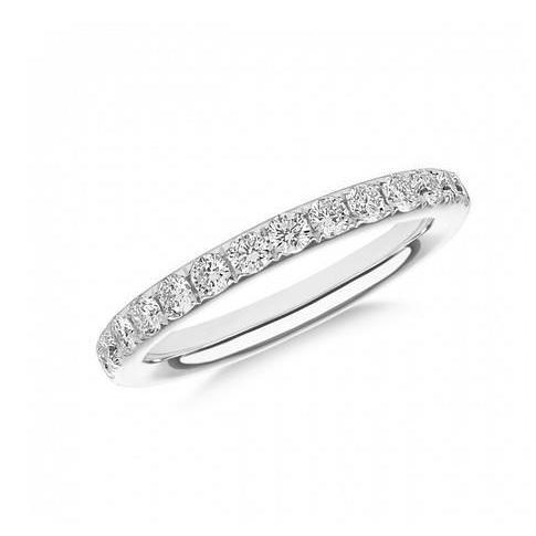 2,8 ct briljant geslepen diamanten trouwring 14k witgoud - harrychadent.nl