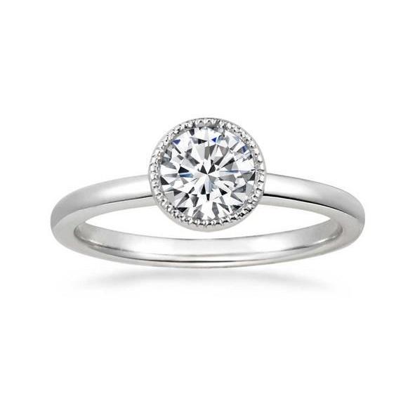 2,85 karaat briljante sprankelende diamanten verjaardag solitaire ring