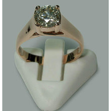 Afbeelding in Gallery-weergave laden, 2.01 karaat ronde diamanten solitaire ring sieraden nieuw rose goud 14k - harrychadent.nl
