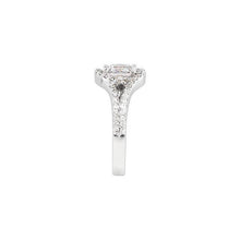 Afbeelding in Gallery-weergave laden, 2,01 Karaat Ronde Briljante Halo Echt Diamanten Trouwring Wit Goud 14K
