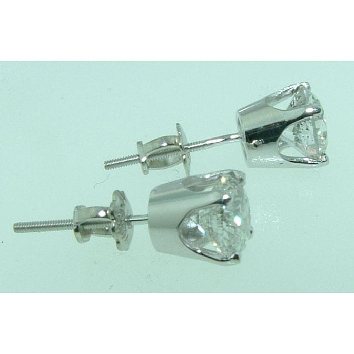 2.20 ct. Oorbel met diamanten studs witgoud - harrychadent.nl