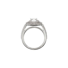 Afbeelding in Gallery-weergave laden, 2.21 karaat ovale diamanten bruiloft halo jubileum ring
