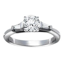 2,25 Ct. Drie Stenen Echt Diamanten Ring Wit Goud Nieuw