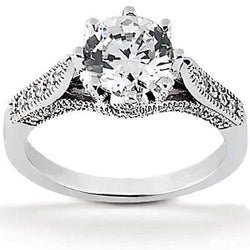 Natuurlijke Diamanten Ring 2.30ct - Witgoud 14K