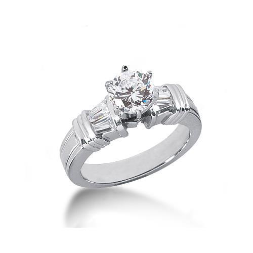 2,31 Ct Echt Diamanten Jubileum Ring Wit Goud Drie Stenen