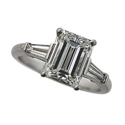 Natuurlijke Diamanten Ring 2.35ct - Witgoud 14K