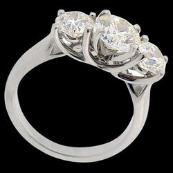 2,35 ct. Echt Diamanten Koninklijke Verlovingsring Wit Goud