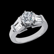 Afbeelding in Gallery-weergave laden, 2,39 ct. Echt Diamanten Verlovingsring Wit Goud Drie Stenen
