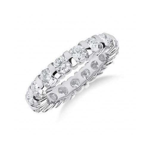 2.40 ct briljant geslepen diamanten dame verlovingsband wit goud 14k - harrychadent.nl