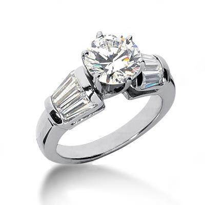 2.50 karaat diamanten ring 3 stenen stijl verlovingsring