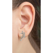 Afbeelding in Gallery-weergave laden, 2.50 karaat peer &amp; ronde diamanten kroonluchter Lady Earring paar Dangle - harrychadent.nl
