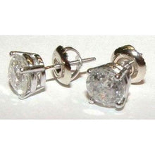 Afbeelding in Gallery-weergave laden, GIA-gecertificeerd Echte 2,56 Karaat Echt Diamanten Solitaires Oorknopjes
