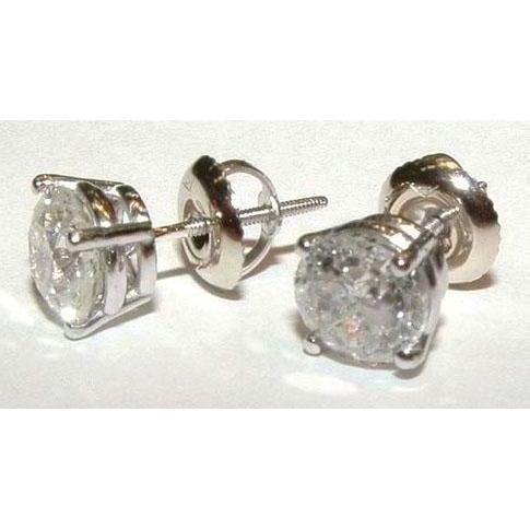 2,50 Karaat Echt Diamanten Solitaires Oorknopjes - harrychadent.nl