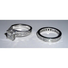 Afbeelding in Gallery-weergave laden, 2,51 karaat Prinses Geslepen Echt Diamanten Verlovingsring Set

