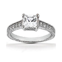 Afbeelding in Gallery-weergave laden, 2,51 karaats Echt Diamanten Ring in Antieke Stijl Met Accenten Witgouden Sieraden

