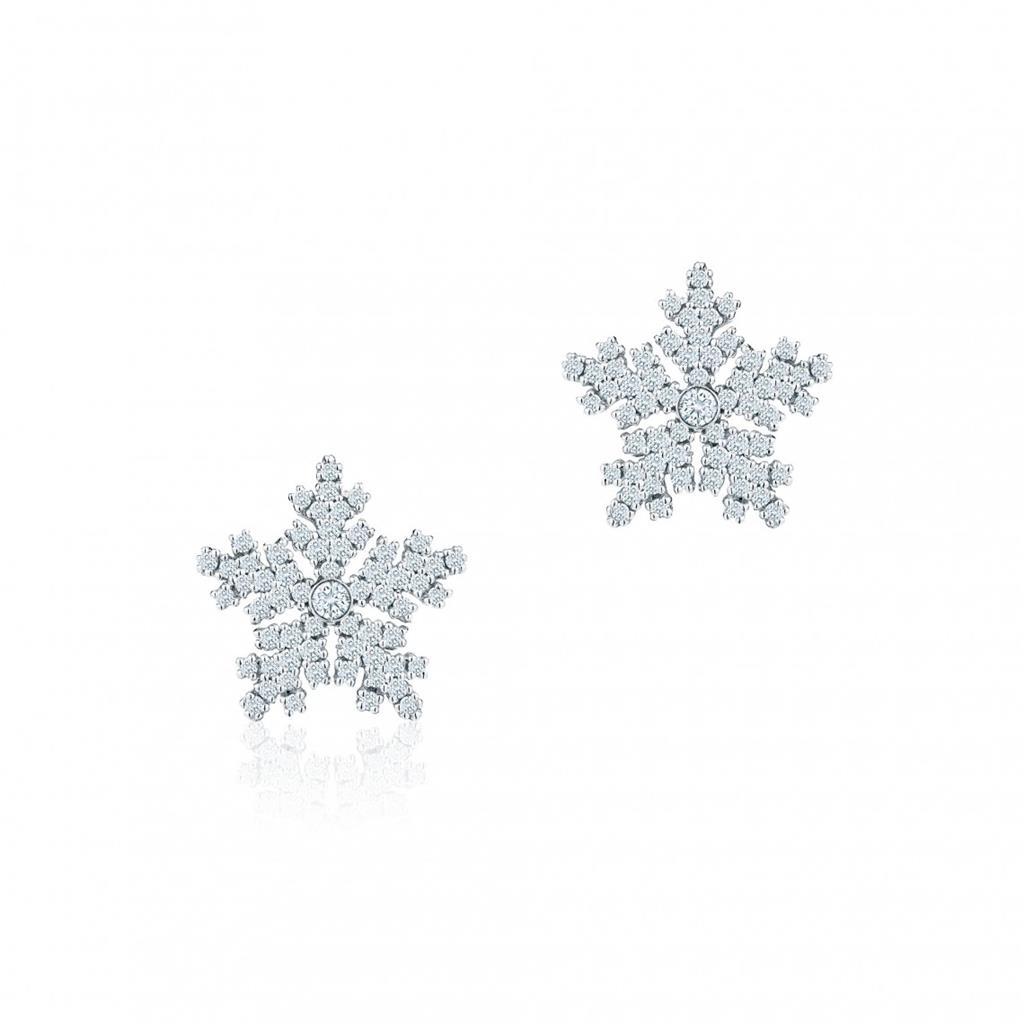 2,60 Karaat Ronde Briljant Geslepen Echt Diamanten Studs Halo Oorbel Wit Goud 14K