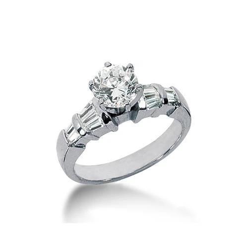 2,75 ct. Echt Diamanten Verlovingsring Stokbrood Accenten