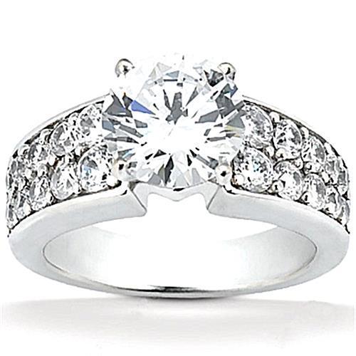 2,75 karaat Nieuwe Echt Diamanten Jubileumring Wit Goud