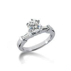 2 Karaat Echt Diamanten 3 Stenen Verlovingsring Wit Goud