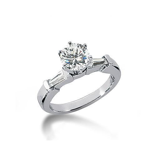 2 Karaat Echt Diamanten 3 Stenen Verlovingsring Wit Goud