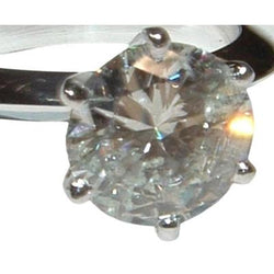 2 Karaat Natuurlijke Echte Diamant (Niet labgekweekt) Solitaire Verlovingsring Witgoud