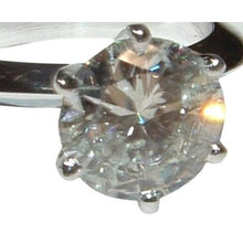 Afbeelding in Gallery-weergave laden, 2 Karaat Echt Diamanten Solitaire Verlovingsring Goud Wit
