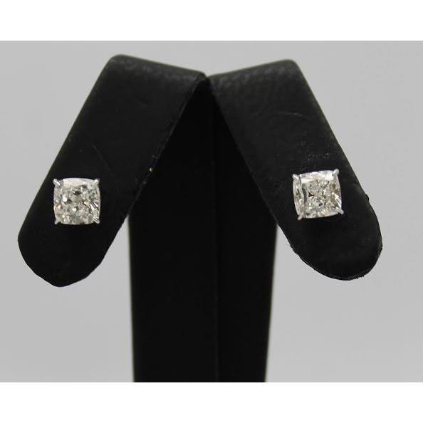 2 Karaat Kussen Echt Diamant Stud Earring Vrouwen Sieraden Diamond Earring