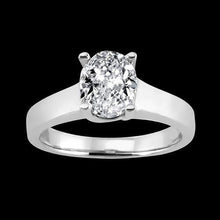Afbeelding in Gallery-weergave laden, 2 Karaat Ovale Echt Diamanten Solitaire Verlovingsring Wit Goud 14K
