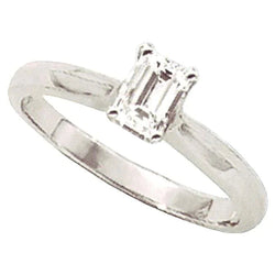 2 Karaat Smaragd Solitaire Natuurlijke uit de aarde gewonnen Diamanten Ring