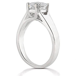 2.01 Karaat Natuurlijke uit de aarde gewonnen Diamanten Solitaire Fantasie Ring Rond Geslepen Goud Nieuw
